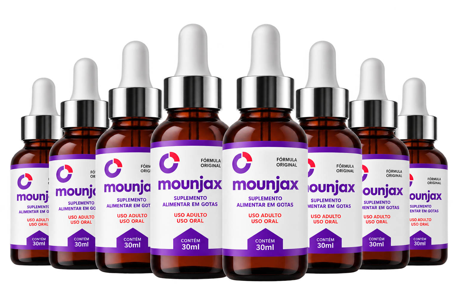 Kit Mounjax com 8 frascos